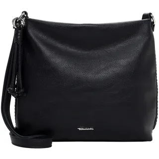 Umhängetasche TAMARIS "Umhängetasche TAS Keona", Damen, Gr. B/H/T: 27cm x 26cm x 5cm 0, blau (blau 500), Polyurethan, Taschen Umhängetasche