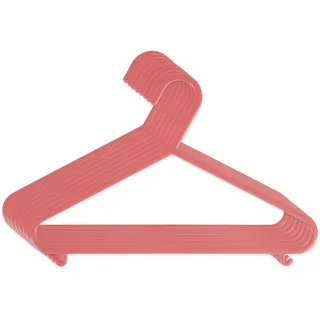 Bieco Kleiderbügel Kinder 8 St. Pink | Länge ca. 30cm | Baby Kleiderbügel | Kunststoff Kleiderbügel Kinder Baby | Baby Organiser Für Kleiderschrank | Kleiderbügel Baby | Baby Clothes Hangers