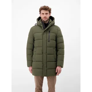 Wintermantel LERROS "Warmer Wintermantel für Herren", Herren, Gr. XXL, grün (original olive), 100% Polyester, Mäntel Wintermantel