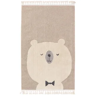 Lytte Kinderteppich Momo Beige 160x230 cm , Textil , Zeichen/Symbole/Nummern/Buchstaben , Rechteckig , 160x230 cm , Oeko-Tex® Standard 100 , wasserabweisend , Teppiche und Böden, Teppiche, Kinderteppiche