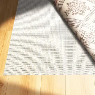 Antirutschmatte 120x200 cm rutschfeste Unterlage PVC Zuschneidbar Teppichunterlage rutschfest für Bettlaken Matratze Sofa Teppich Gitterstruktur Atmungsaktiv