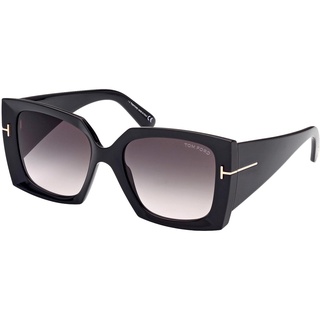 Tom Ford Sonnenbrillen JACQUETTA FT 0921 SHINY BLACK/GREY SHADED 54/18/140 Damenbrillen