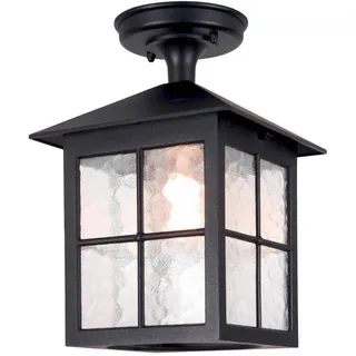 Elstead Lighting AUßENDECKENLEUCHTE Schwarz - 18.5x28 cm