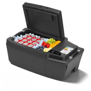 VEVOR Kompressor Kühlbox 20 L, Auto Kühlschrank für Tesla Model 3, Tragbarer Gefrierschrank mit App-Steuerung, 12V/24V DC, -16°C bis 10°C, Elektrische Kühltasche, Cool Box für Reisen & Camping