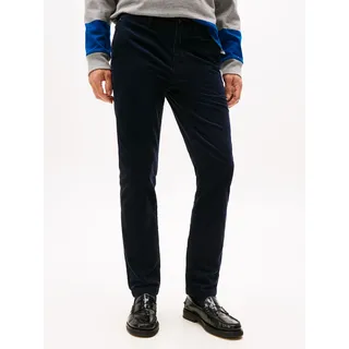Tommy Hilfiger Denton Corduroy Chinohose Straight Fit Blau 30 32