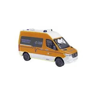 Busch 54061 H0 Bus Modell, Einsatzfahrzeug Modell Mercedes Benz Sprinter kurzer Radstand Hochdach