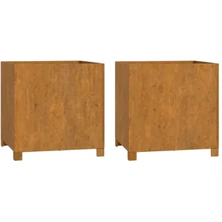 vidaXL Pflanzkübel Set 2-tlg. 32 x 30 x 29 cm grau