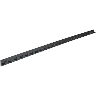 Brute Strength - Garderobenständer - 25 Haken - 172 cm - Edelstahl - Türhaken für Küche, Hakenleiste schwarz, Wandgarderobe, Bad, Wohnzimmer und Flur für Mützen Schals Handtaschen - Handtuchhaken