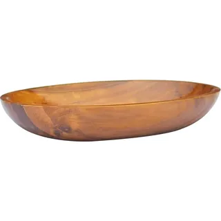 The Living Store Waschbecken Massivholz Teak 60x40x10 cm - Braun