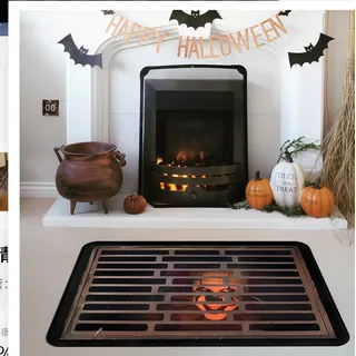 Kezidhp Halloween Fußmatte 3D Clown 40x60cm, lustige Horror-fußmatte Horror Türmatte für Halloween Deko Scary kanalisation, Gruselige Eingangsmatte für den Innenbereich im Freien