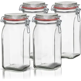 BigDean Vorratsglas 1,5 L 4 St.