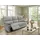»LANNOY, manuelle o. elelektrische Relaxfunktion in 2 Sitzen, USB A/C« Liegefunktion (105°-150°), Reclinersofa, Webstoff, Federkern, grau
