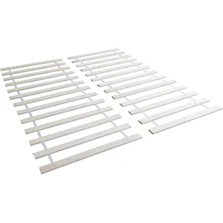 Homestyle4u Lattenrost 160 x 200 cm Doppelbett Rollrost 26 Latten Kiefer Natur Unlackiert