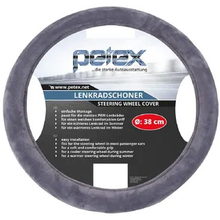 PETEX Design 1108 Lenkradbezug Silber 36-38cm, M