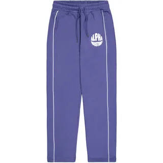 Jogginghose ALPHA INDUSTRIES "Logo Jogger", Herren, Gr. XXL, Normalgrößen, night lila, Obermaterial: 80% Baumwolle, 20% Polyester, Hosen Jogginghose