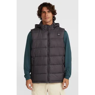 Steppweste O'NEILL "O'RIGINALS PUFFER VEST", Herren, Gr. S, schwarz (schwarz out), Steppware, Obermaterial: 100% Polyester, unifarben, hoch geschlossener Ausschnitt, Westen Steppweste