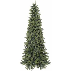 Creativ deco Künstlicher Weihnachtsbaum »Weihnachtsdeko aussen, künstlicher Christbaum, Tannenbaum«, in schlanker Form, grün
