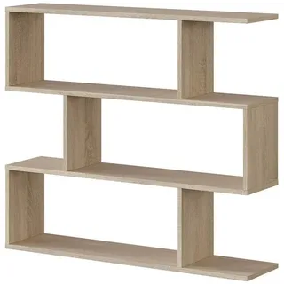 Calicosy Regal mit 3 Ebenen L110 cm - Athena , Eiche Artisan , Holzwerkstoff , 24x97x11.5 cm , Wohnzimmer, Regale, Wandregale