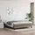 Boxspringbett mit Matratze Taupe Taupe