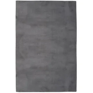 Obsession Hochflorteppich , Grau , Textil , Struktur , quadratisch , 120x170 cm , für Fußbodenheizung geeignet , Teppiche und Böden, Teppiche, Hochflorteppiche & Shaggys