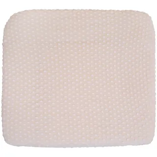 roba Spannbezug für Wickelauflagen 85 x 75 cm Frosty Almond - Abnehmbarer Bezug aus Bio-Baumwolle für Wickelunterlagen - GOTS & Oeko-Tex 100 zertifiziert - Beige