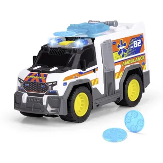Dickie Toys - Medical Responder (30 cm) - großer Krankenwagen ab 3 Jahre mit Schussfunktion & Zubehör, Spielzeug-Rettungswagen für Kinder mit Licht & Sound, inkl. Batterien