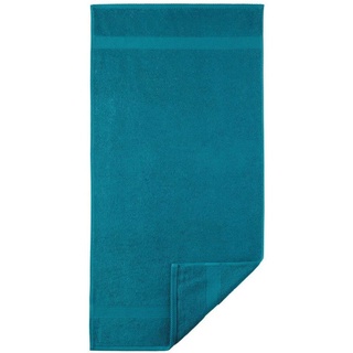 Egeria 2010450 Diamant Handtuch, Baumwolle, dark turquoise, Größe 50 x 100 cm