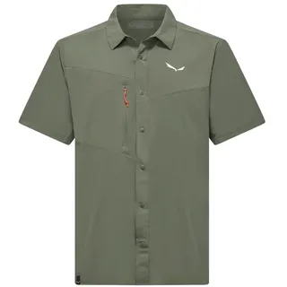 Salewa Puez Kurzarmhemd Faded Green 4XL