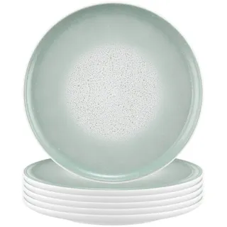 SELTMANN WEIDEN Frühstücksteller 21,4 cm grün/mint 6er Set