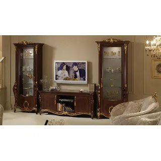 Couchtisch Edler Design Wohnzimmer Sofa Couch Tische Jugendstil Barock Rokoko - Braun