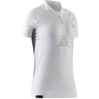 X-Bionic Damen Poloshirt, arktic white/pearl grey, X-Large