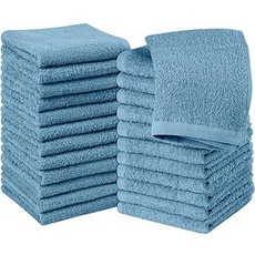 Penguin Home 100% Baumwolle Waschlappen 24-Teiliges Set, Blau