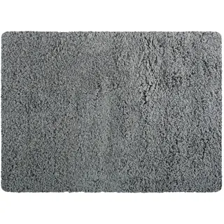 MSV - Mikrofaser-Badematte - 40 x 60 cm - Hellgrau - Weich und komfortabel - Schnell absorbierend - Ideal fürs Badezimmer - Pflegeleicht - Schnelltrocknend