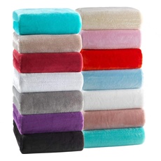 MALIKA® Premium warme Spannbettlaken Cashmere-Touch Bettlaken Jersey Fleece Spannbetttuch Laken, Farbe:Grau, Größe:90-100 x 200 cm