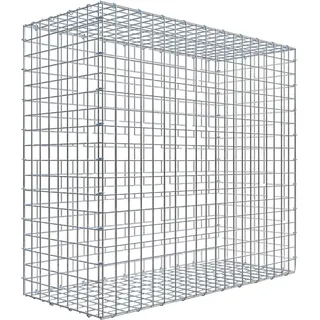 Gabiona C-Ring-Gabione 90 x 100 x 40 cm Maschenw 5 x 5 cm