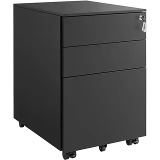 Songmics Boxxx Rollcontainer 39 x 52 x 60 cm schwarz