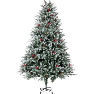 Künstlicher Weihnachtsbaum 120cm PE/PVC Tannenzapfen Beeren