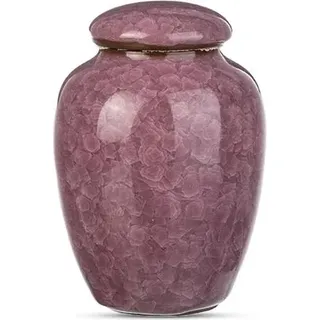 Luxe Mini Urne 200 ML aus Keramik in Pure Rosa - Cremation Urn für Menschen und Haustiere - Dekorative Assehaltung