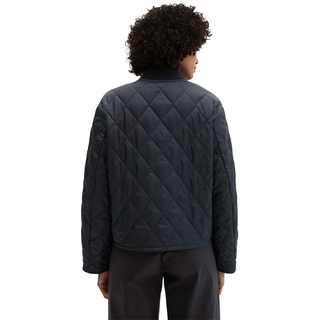 Steppjacke MARC O'POLO, Damen, Gr. 38, deep night blau, Web, Obermaterial: 100% Polyester, normal hüftlang, abgesteppte Kante, Jacken Steppjacke, Rautensteppung