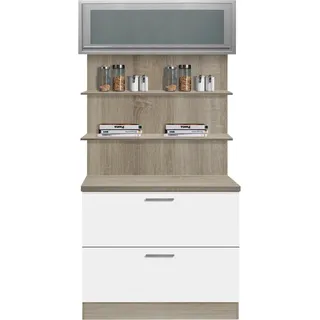 OPTIFIT Küchenbuffet Kalmar 100 cm Weiß