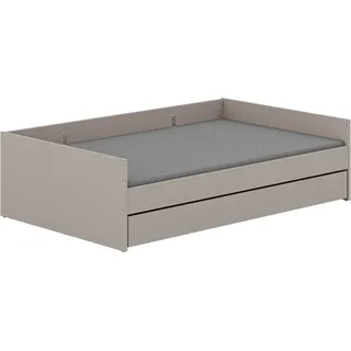 yuny by paidi Kinderbett BROTHER STU 90 x 190 cm Holz grau taupe