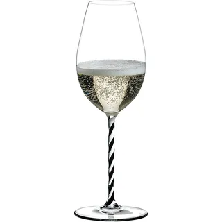 Riedel Vorteilsset 2 x 1 Glas FATTO A MANO CABERNET/MERLOT OPALVIOLETT 4900/0V und 1 x Riedel Microfaser Poliertuch und 4 EKM Living Trinkhalme aus Edelstahl