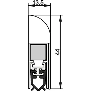 ATHMER Bodendichtung Wind-Ex 735 cm Weiß