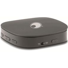 Omnitronic WDT-5.0 AptX (Sender & Empfänger), Bluetooth Audio Adapter, Schwarz