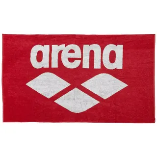 Arena Pool Soft Handtuch 150 x 90 cm rot, weiß