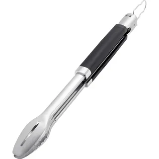 Weber Grillzange Edelstahl Schwarz, Silber
