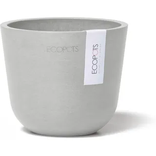 Ecopots Pflanztopf Oslo Mini Weißgrau 11,5 cm x 10 cm