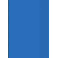 Brunnen 104050430 Hefthülle / Heftumschlag (A4, Folie, transparent, mit Namensschild in der Einstecktasche) blau