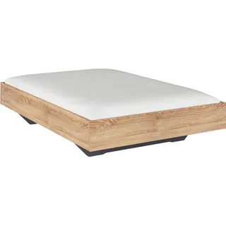 Rauch Futonbett RAUCH "Phoenix", braun (struktureichefarben hell), B:145cm H:41cm L:206cm, Betten, Futonbett, ohne Kopfteil