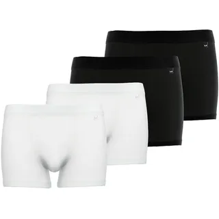 GÖTZBURG Boxershorts "Boxershort 4er Pack", weiß, schwarz